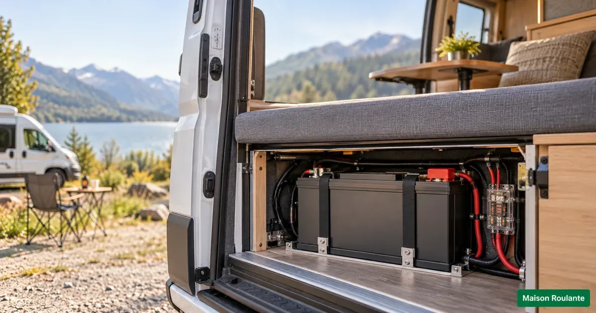 Batterie lithium camping car