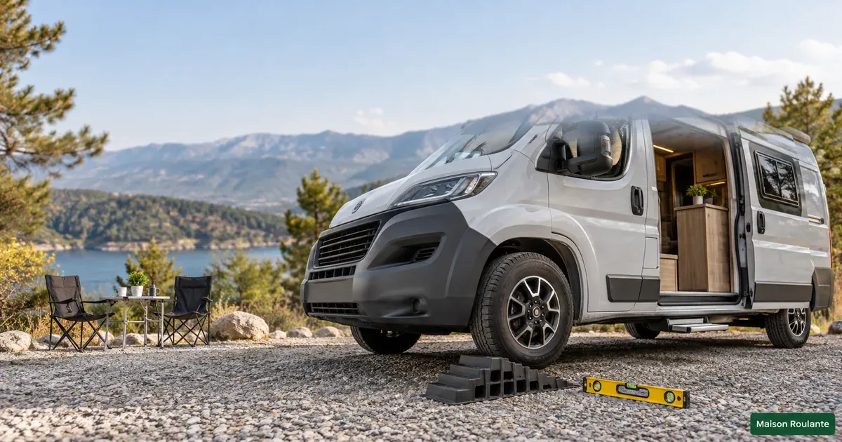Cale roue camping car
