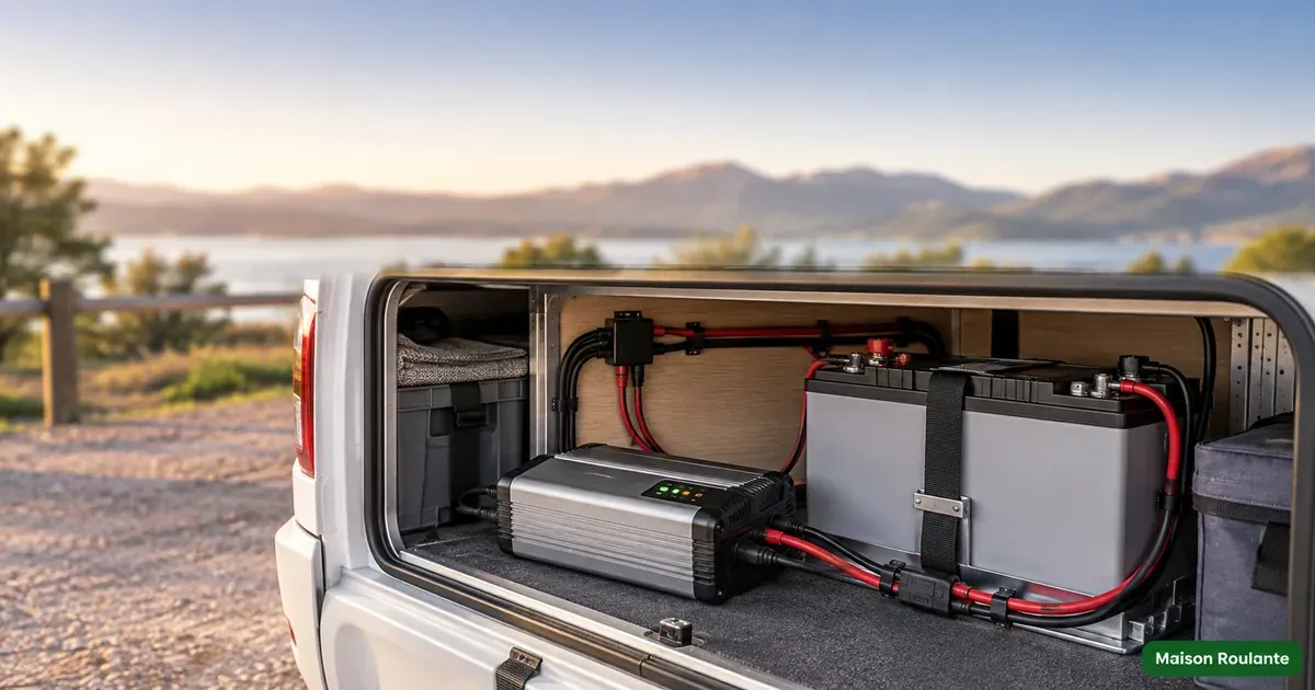 Chargeur batterie camping car