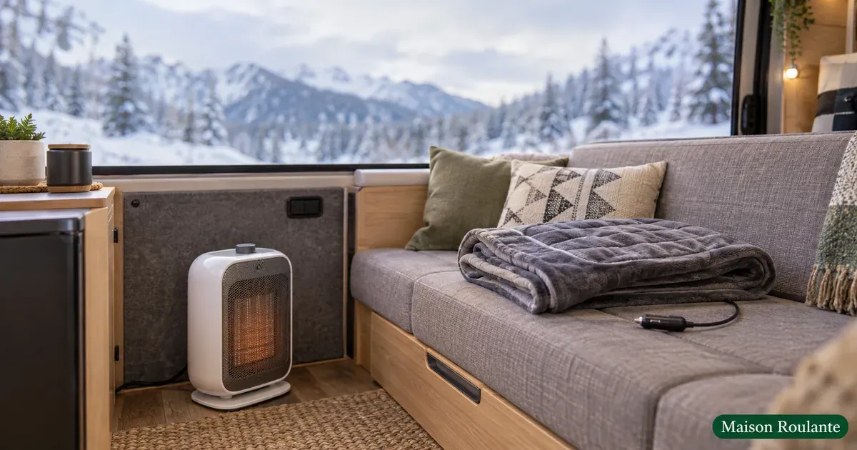 Chauffage électrique camping car