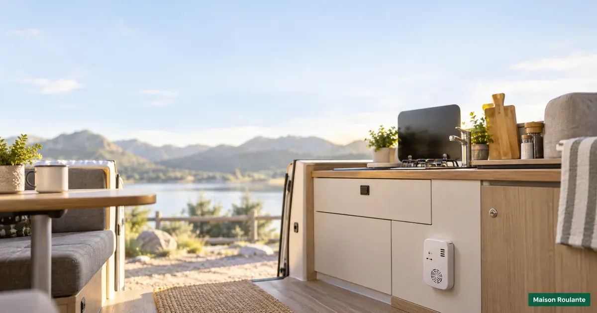 Détecteur de gaz camping car