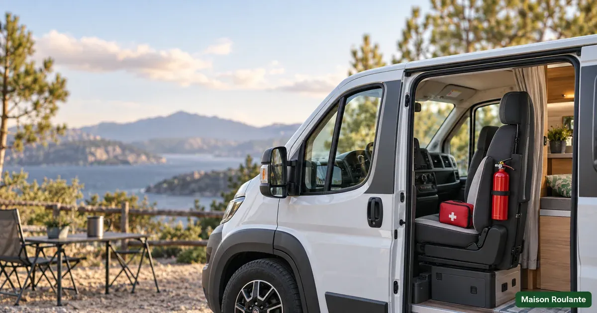 Extincteur camping car