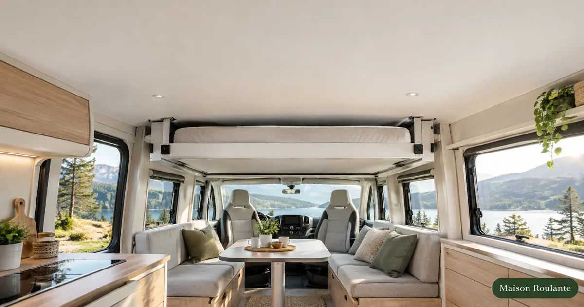 Lit escamotable van