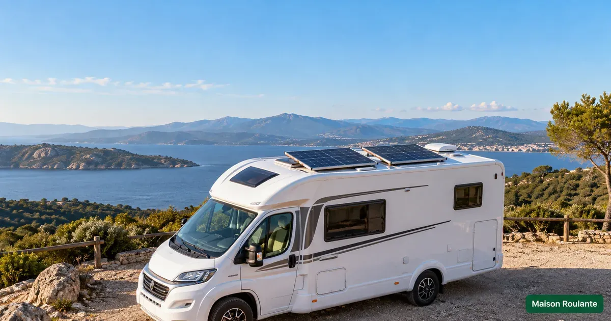Panneau solaire camping car
