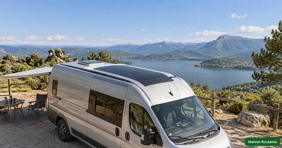 Panneau solaire souple camping car