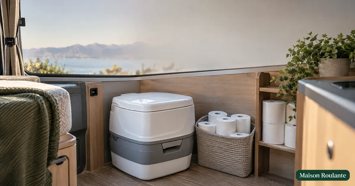 Papier toilette chimique