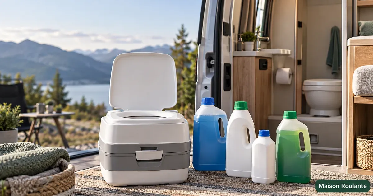 Produit toilette chimique